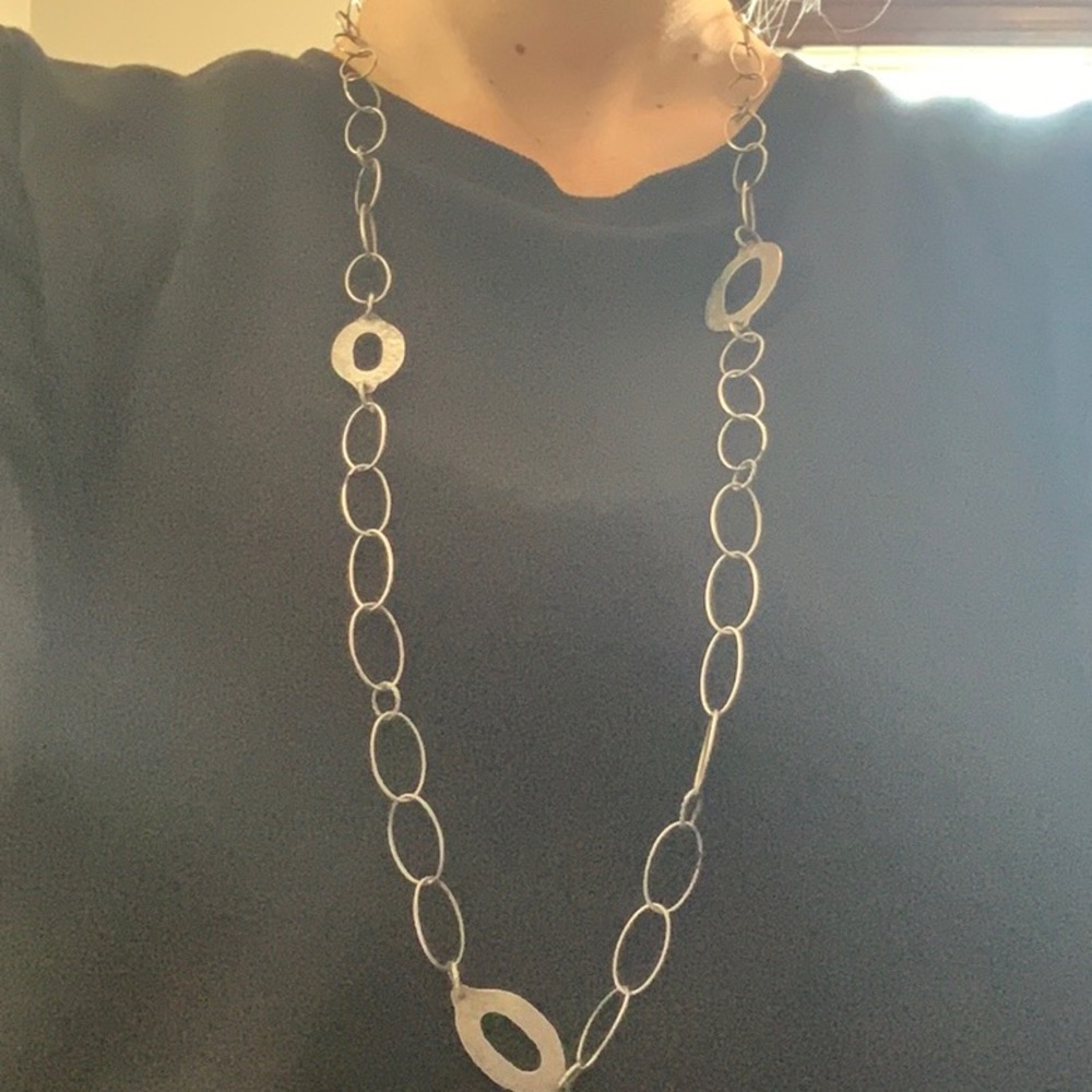 Silpada Sterling Silver Oval Link Necklace